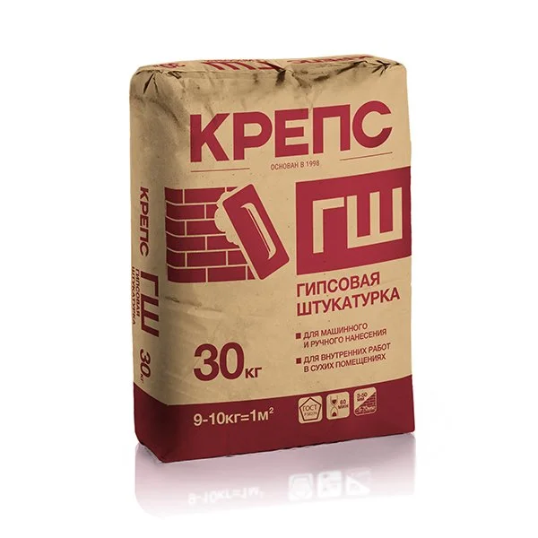 Штукатурка гипсовая КРЕПС ГШ 30 кг