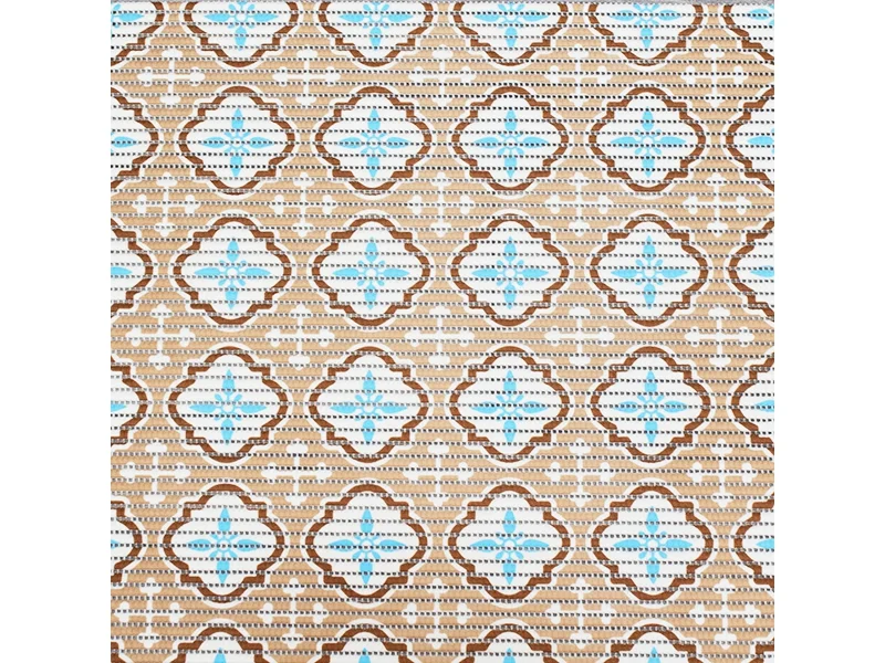 Коврик из вспененного ПВХ "ПРЕОБРАЖЕНИЕ" 0,65х15м 203PT-beige-blue