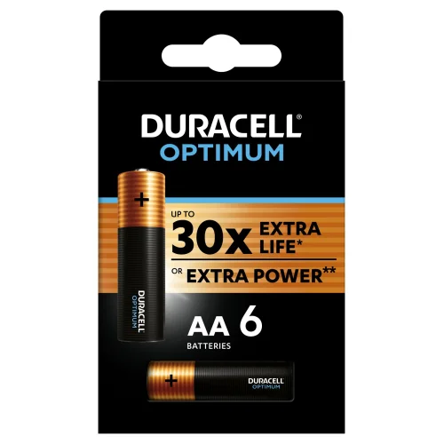 Элемент питания Duracell 5014065 АА алкалиновые 1,5v LR6-6BL Optimum (уп. 6шт)