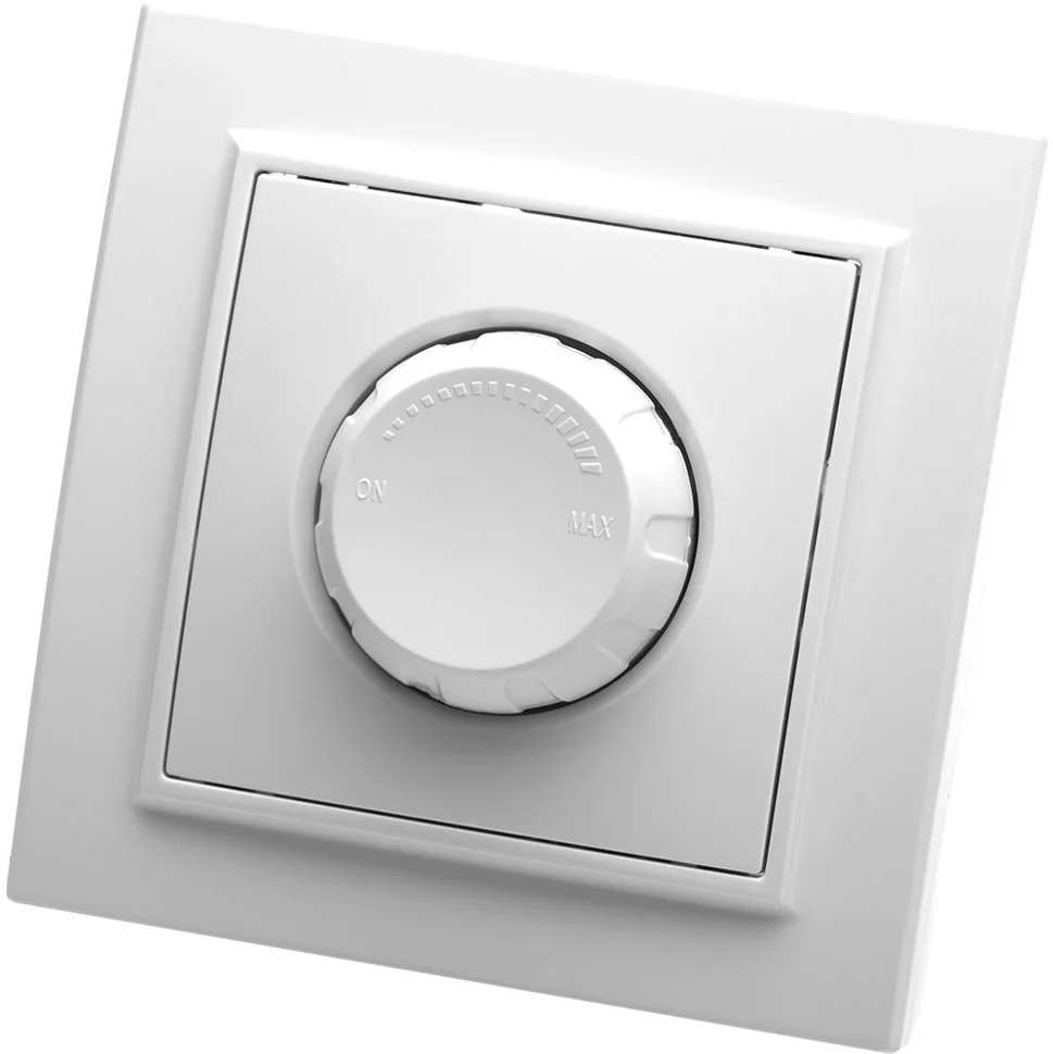 Выключатель диммирующий СП Stekker Эрна 250В, 600W белый (PSW10-9006-011)