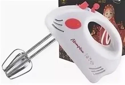Миксер МАТРЁНА MA-012 погружной, 7 скоростей, 150Вт, красный