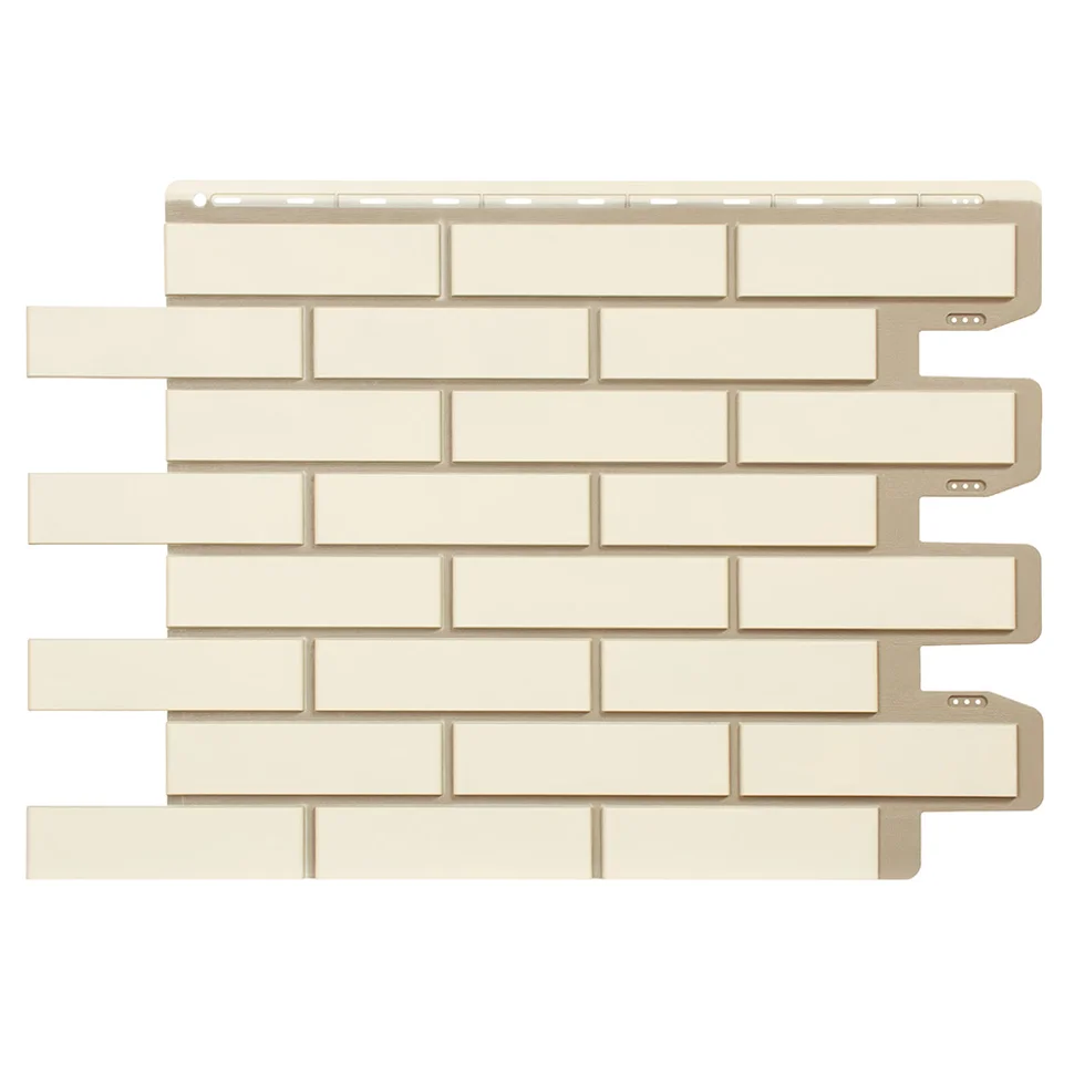 Панель фасадная Royal Stone Облицовочный кирпич, цвет Нельсон 0,92*0,63 м (S=0.5796м2)