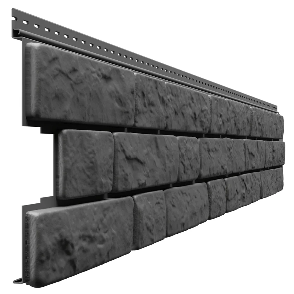 Сайдинг виниловый Docke Lux Bergart L=1,905м, H=0.315м (пл=0.6м2) корунд