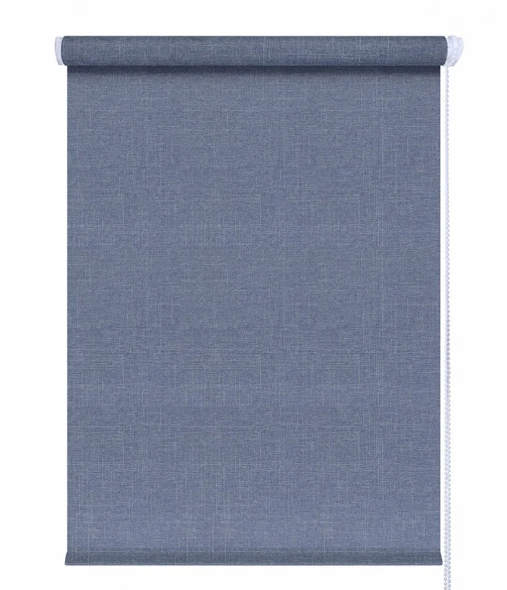 Штора рулонная "Джинс" темно-синий 42,5*175 см