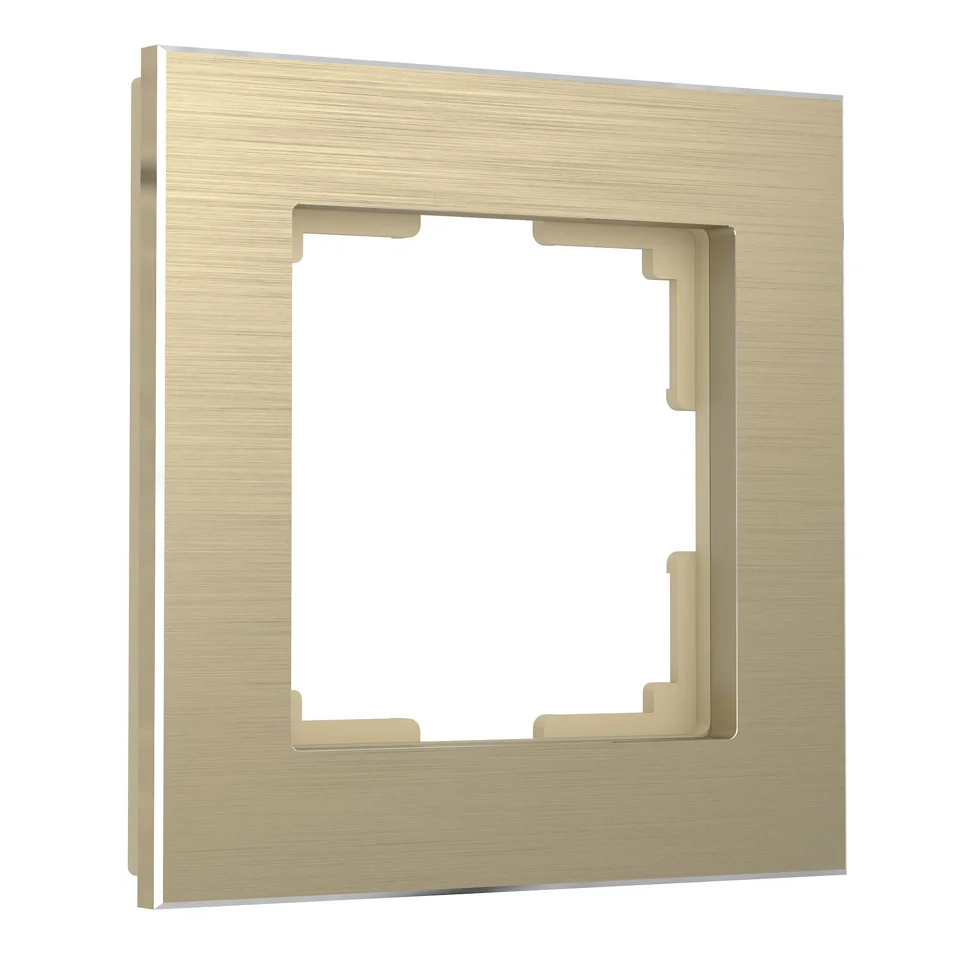 Рамка одноместная Werkel Aluminium, шампань, W0011711