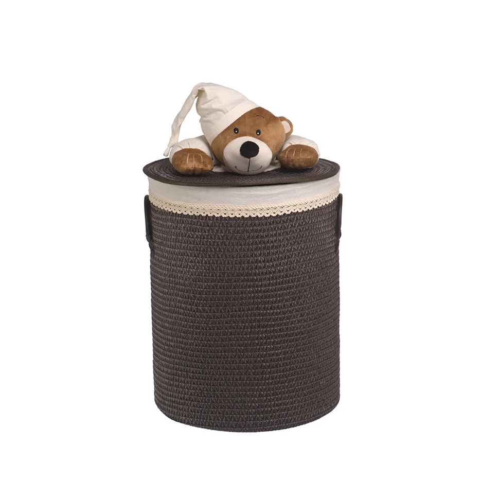 Корзина бельевая "Медвежонок", Д420 Ш420 В550, коричневый
