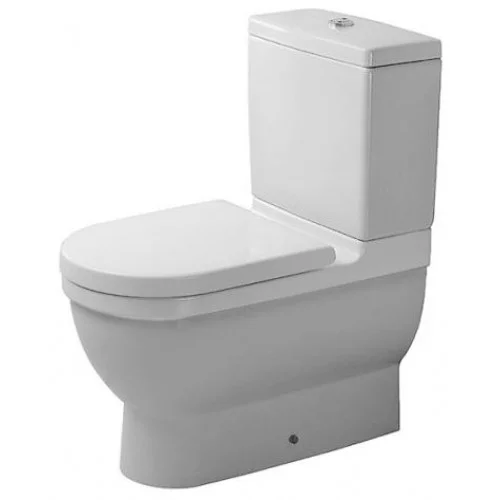 Унитаз под бачок DURAVIT STARСK 3 напольный, вкл.фановую трубу Vario для подключения и крепление