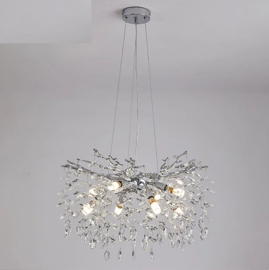 Люстра ROXANA 55 E14х8 R-600x1200-CHROME/CRYSTAL-220-IP20