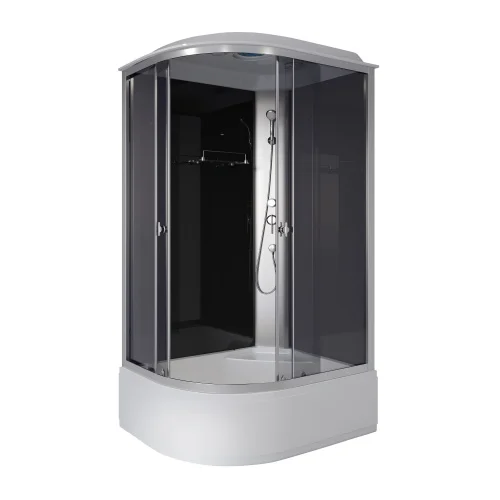 Кабина душевая NIAGARA Eco 900х800х2150, высокий поддон, стекло тонированное, арт. E90/80/40R/TN