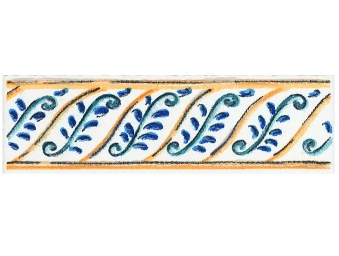 Бордюр KERAMA MARAZZI Капри майолика 6,3х20 арт.STG&#92;A462&#92;5232