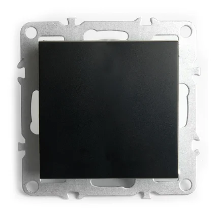 Выключатель одноклавишный СП 220V, 10А, (механизм), черный (PSW10-9103-03) Эрна STEKKER