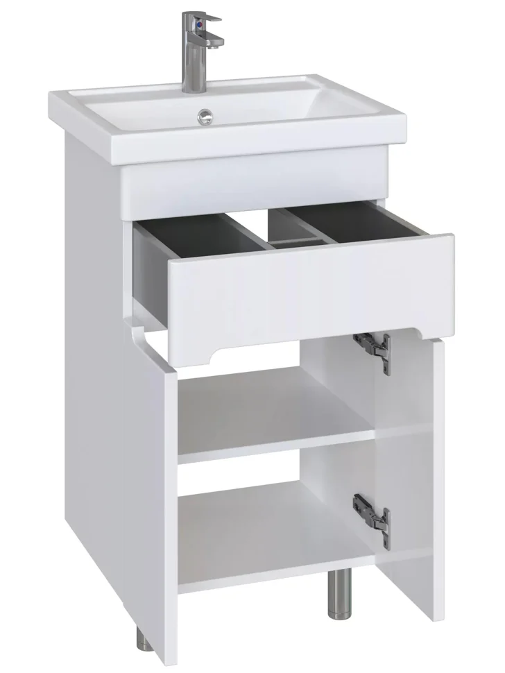 Комплект SANSTAR: тумба Модена 50 напольная собранная с умывальником Фостер 500