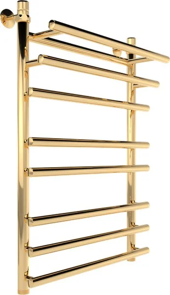 Полотенцесушитель INDIGO Just Shelf (н.р.1") 80/50 (к-3, Золото)