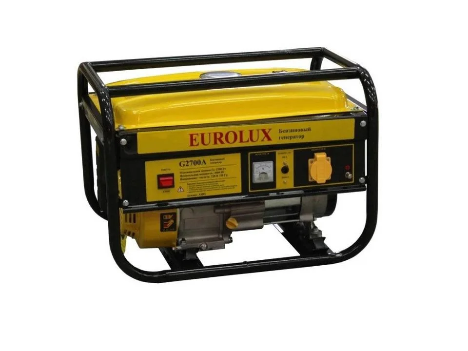 Генератор бензиновый Eurolux G2700A (1фазн., ном/макс мощность 2/2,2 кВт)