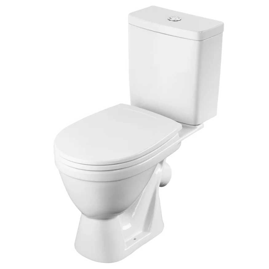 Унитаз-компакт SANTEK Уно с диагональным выпуском, эконом- 2 реж., полипропилен, микролифт