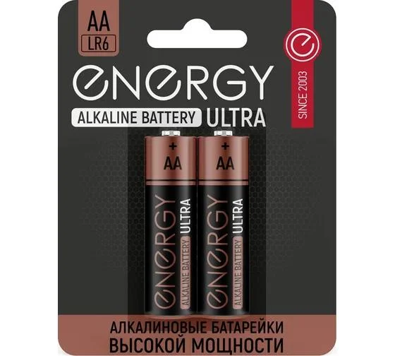 Элемент питания Energy Ultra LR6/2B (АА) (уп. 2шт)