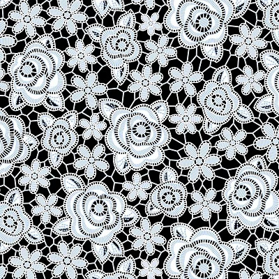 Клеенка виниловая Муза 1,32х22м Розы 7096-013-white&#92;blue