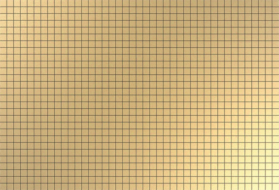 Панель листовая ПВХ &#171;Премиум&#187; мозаика Золотая клетка 944х645 (пленка 0,6мм) Регул