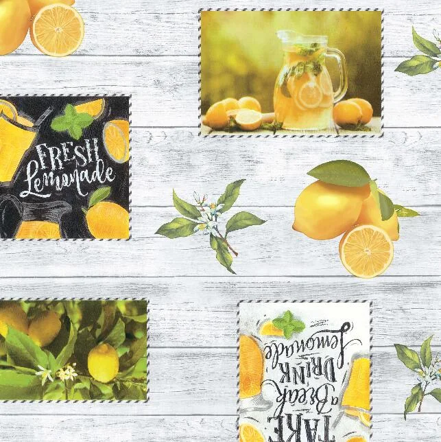 Клеенка ПВХ Jakline 245, на нетканой основе 1,4х20м. Dekorelle