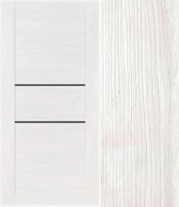 Дверь ТЕРРИ №119 Лофт Ривьера, частичное стекло 70, еврошпон