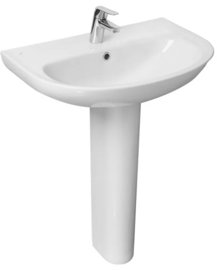 Умывальник Santeri 3-ей вел. с 1 отв. п/с Прайм 65 с пьедесталом Визит