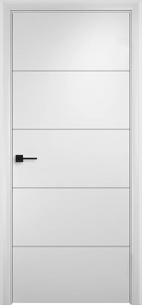 Дверь VERDA Вижн-4 глухая белый 80, эмаль