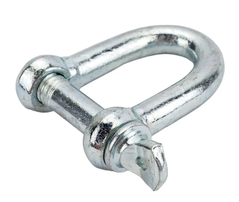 Скоба такелажная прямой тип D10 оцинкованная