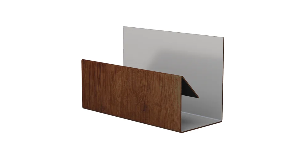 J-профиль Print Antique Wood (Античный Дуб) для софита 25*18*3м.п.