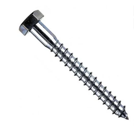 Шуруп шестигранная головка 10х100 цинк (уп 2шт) SteelRex