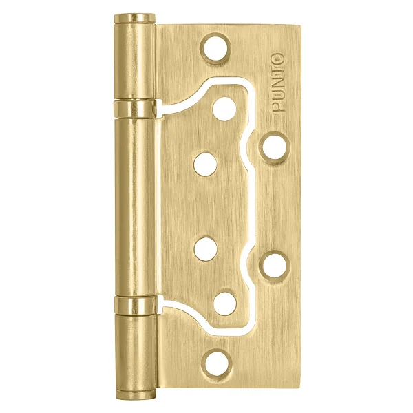 Петля накладная "БАБОЧКА" PUNTO IN4200W-HD SB 200-2B/HD 100x2,5 матовое золото (2шт.)