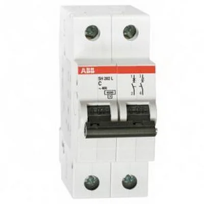 Выключатель автоматический 2п C 25А SH202L 4.5кА ABB 2CDS242001R0254
