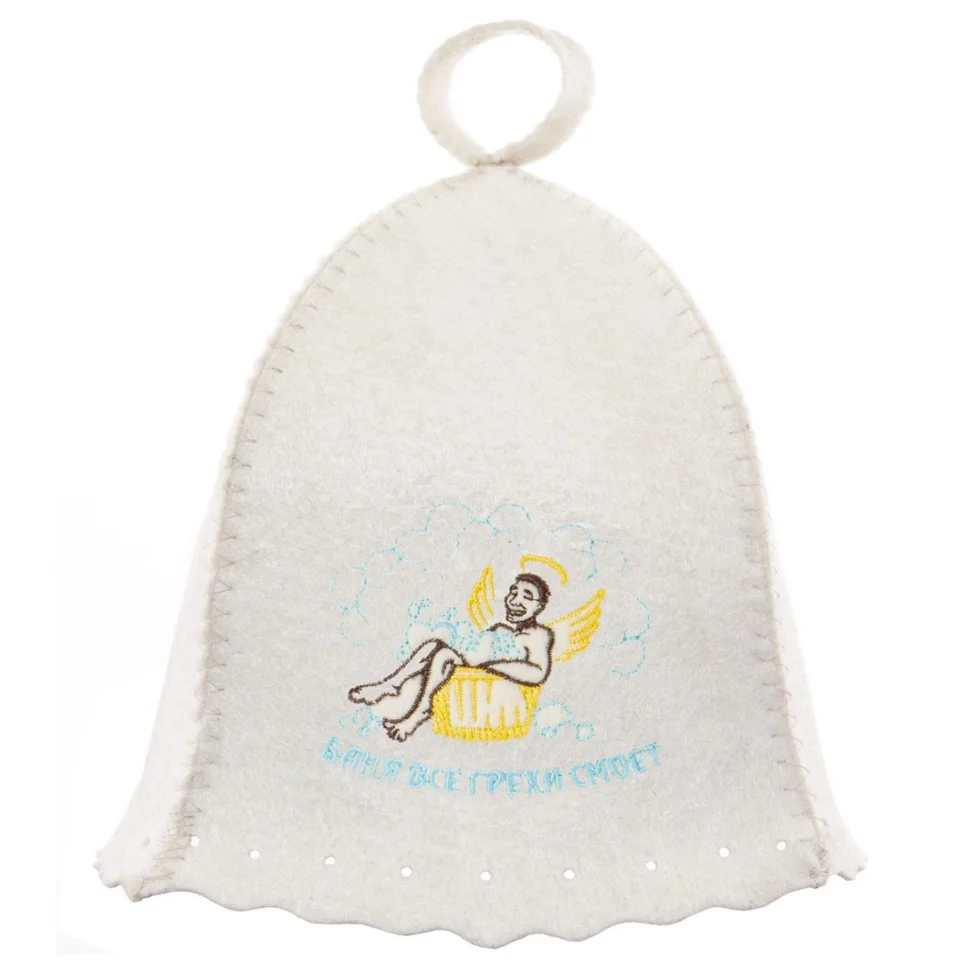 Шапка «Баня все грехи смоет» Эко, БАННАЯ ЛИНИЯ