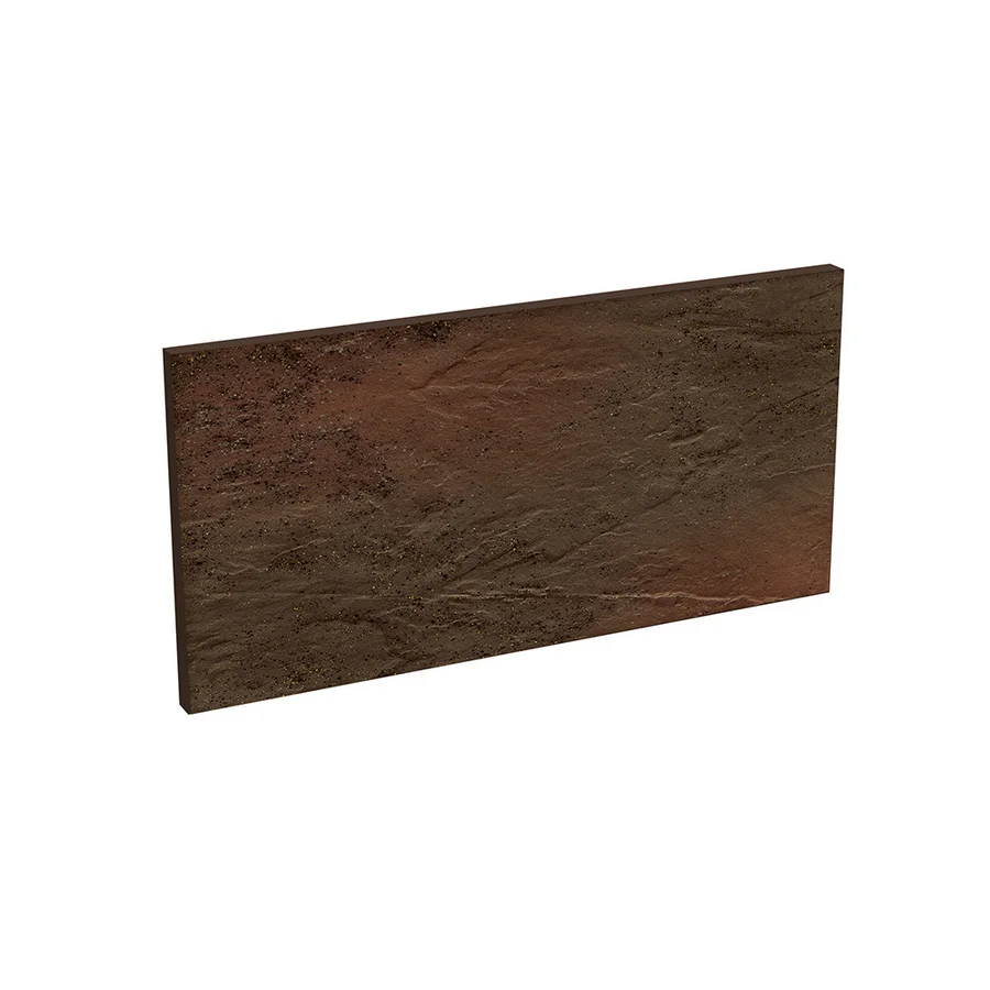 Клинкер Paradyz SEMIR BROWN подступенник структурный 30*14,8*1,1