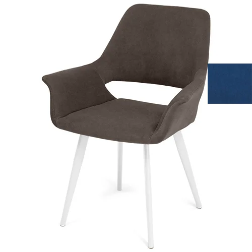 Стул Софи (ткань Т172-синий) + ножки 1R32 (белый)