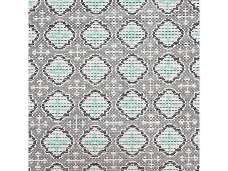 Коврик из вспененного ПВХ "ПРЕОБРАЖЕНИЕ" 0,65х15м 203PT-grey-turquoise