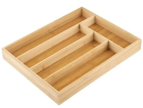 Лоток для столовых приборов Mallony BAMBOO, 37*30*4,5 см (бамбук)