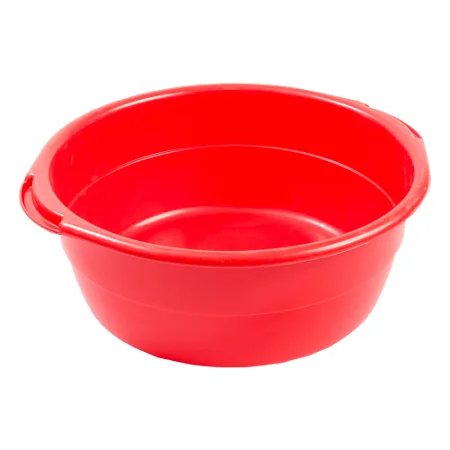Таз 14л круглый пластиковый особо прочный цвет в ассортименте