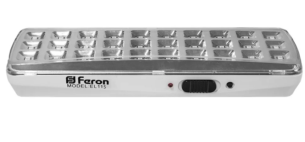 Светильник Feron аккумуляторный, 30LED DC, белый, EL115
