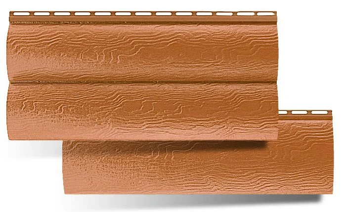 Сайдинг Альтапрофиль Премиум Блок-хаус двухпереломный L=3,1м, H=0.32м (пл=0.992м2) Дуб светлый ВН-02