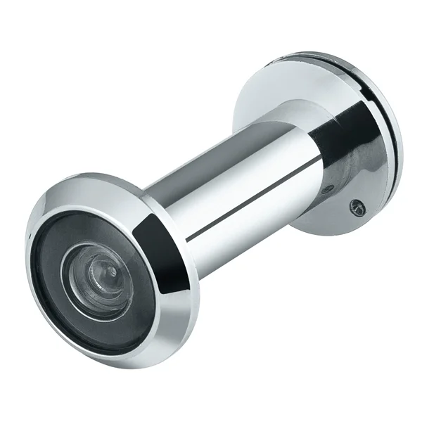 Глазок дверной PUNTO DVP3/NEW, 16/140/50x90 (оптика пластик, угол обзора 140) CP Хром