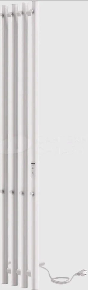 Полотенцесушитель INDIGO Style 4 (electro) 120/18 (скр.монтаж, унив.подкл.R/L, Белый матовый)