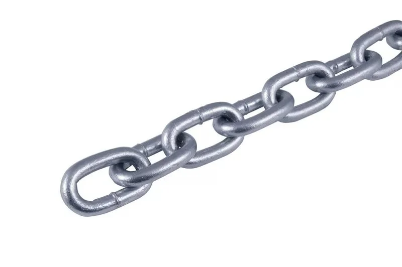 Цепь сварная короткозвенная оцинкованная DIN 766 D8 мм ( катушка 15м )