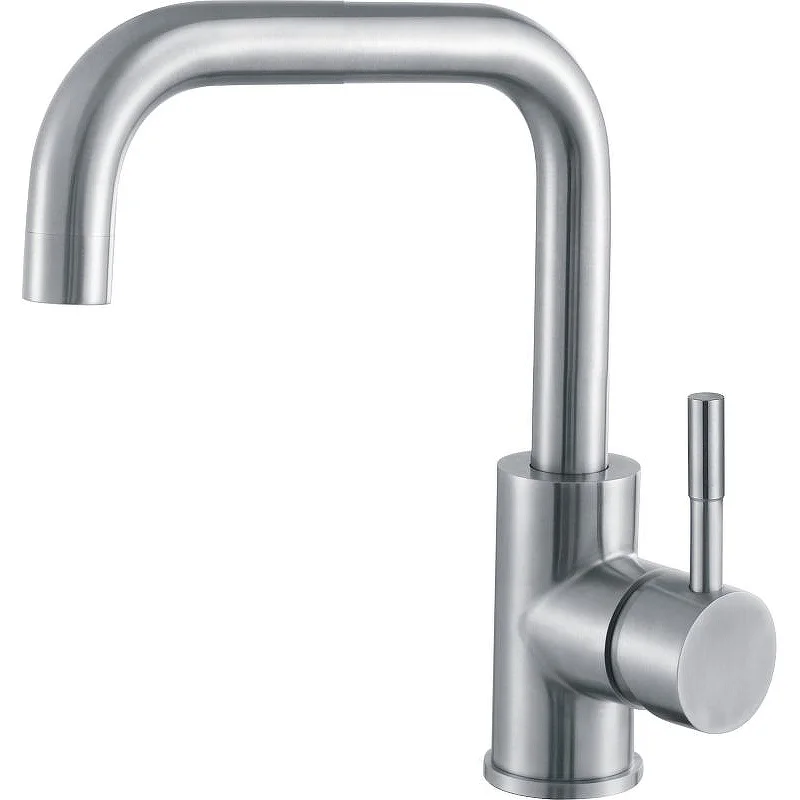 Смеситель HAIBA HB72304-4 для кухни, матовый, нержавеющая сталь