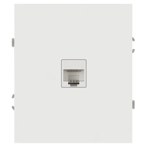 Розетка информационная 1-местная СП (RJ45) ЭРА Arktik белый арт.16-3107-01