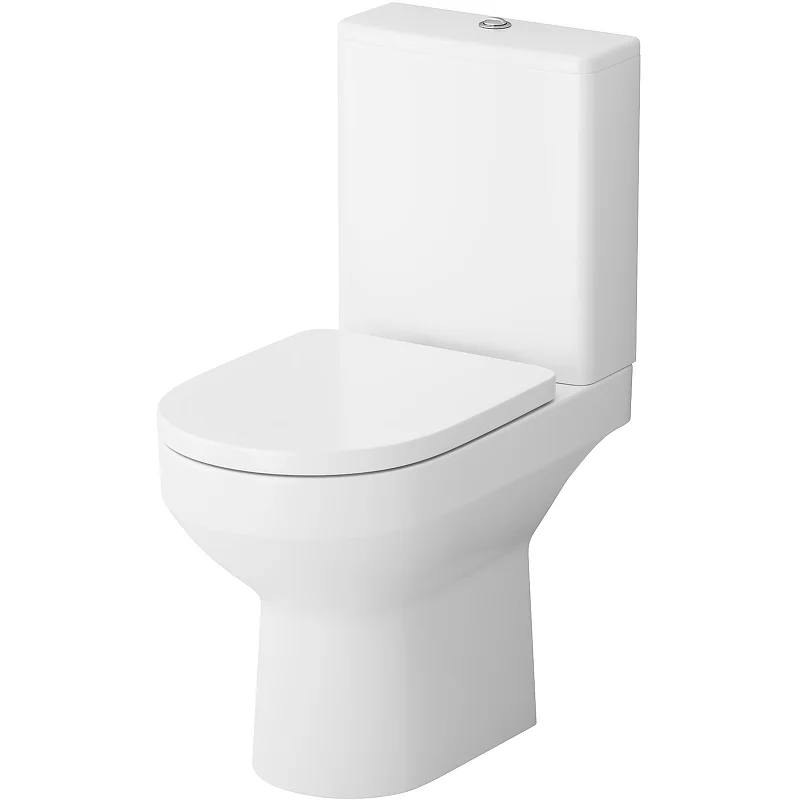 Унитаз-компакт AM.PM Spirit V2.0 FlashClean с бачком с сиденьем slim wrap-over микролифт