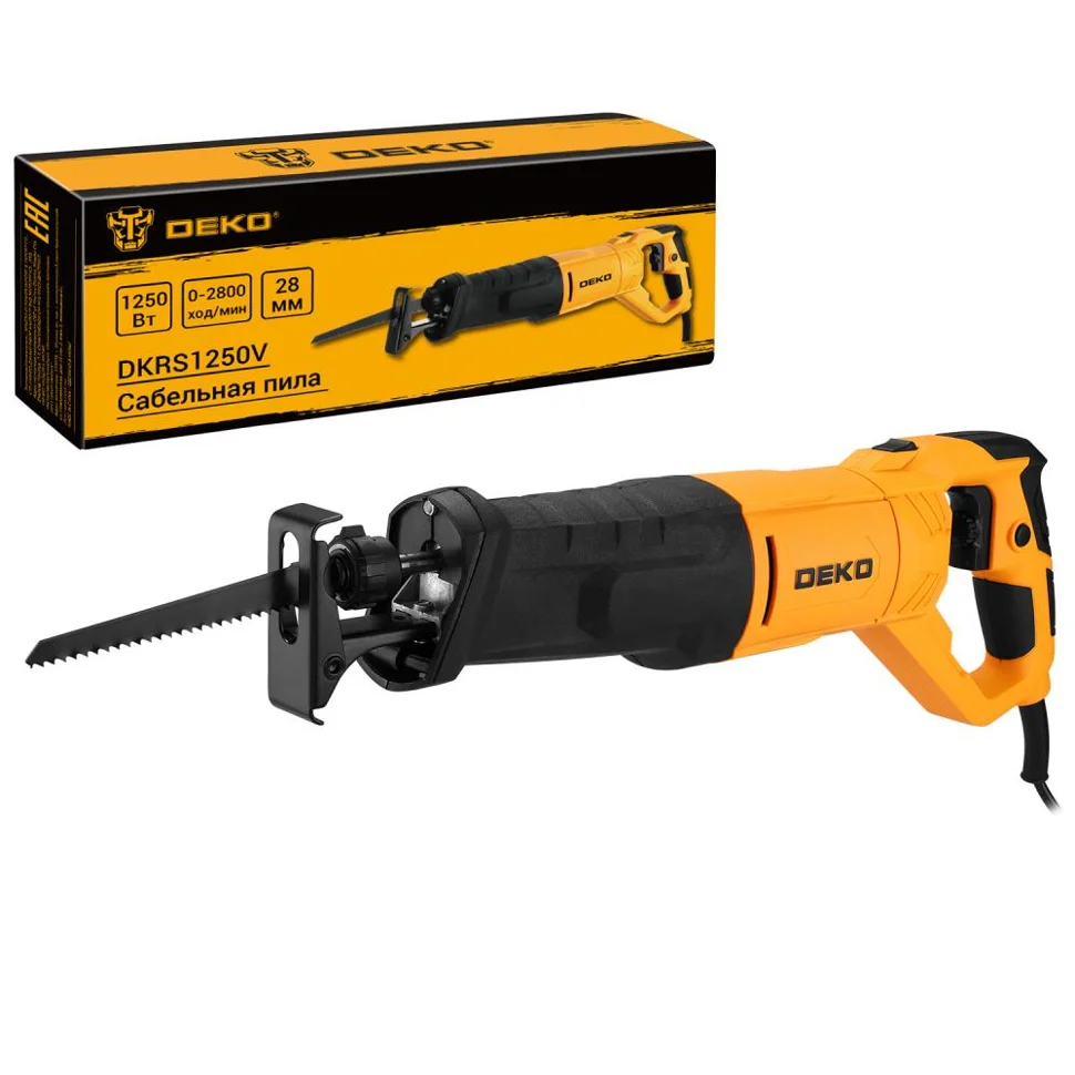 Пила сабельная DEKO DKRS1250V, 1250Вт