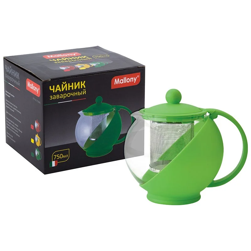 Чайник заварочный Mallony 910102 Variato, 750 мл, 01-750 (цвет в ассорт.)*