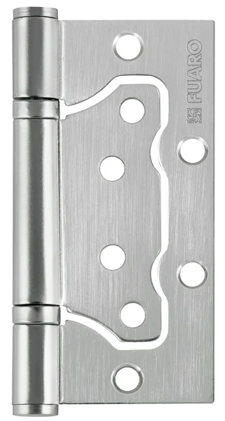 Петля накладная "БАБОЧКА" FUARO IN4500W-BL SC (500-2BB/BL 100x2,5) матовый хром (2шт.)