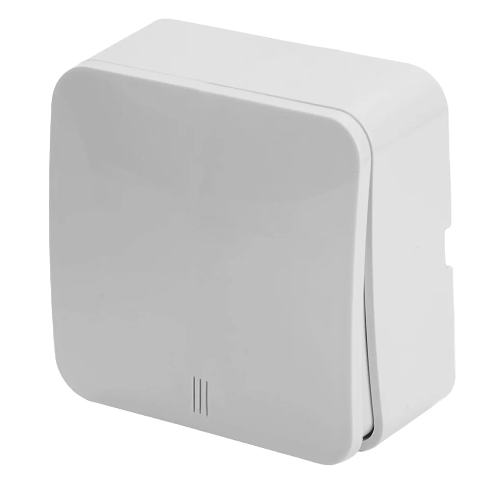 Выключатель одноклавишный ОП с индикатором 250В, 10А, IP20, серия София, белый, MSW10-11-20-01