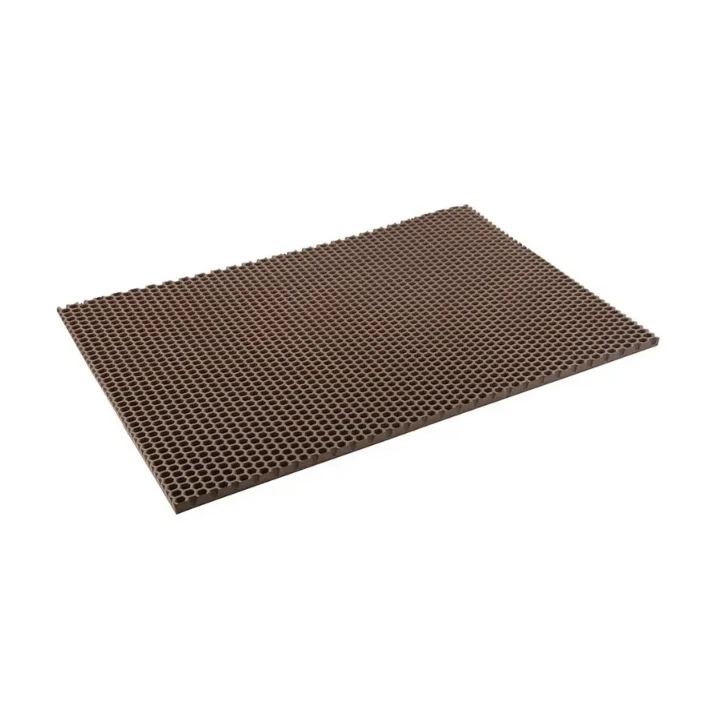 Коврик придверный Crocmat 60х80 см, коричневый, SunStep